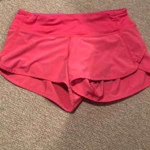 pink lulu shorts